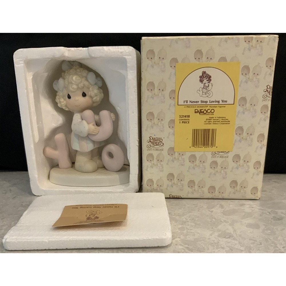 Precious Moments "I'll Never Stop Loving You" 521418 W/ Box